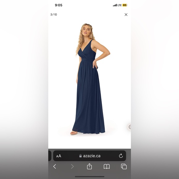 AZAZIE KORA
A-Line Convertible Chiffon Floor-Length Dress Pine - Picture 7 of 10